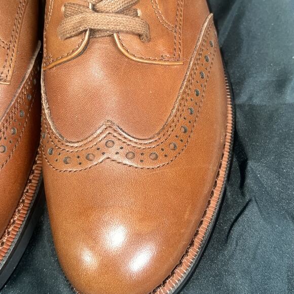 Coach brown leather brogue oxfords in men’s size 7.5